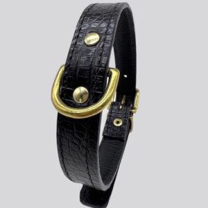 Collar Black Croco